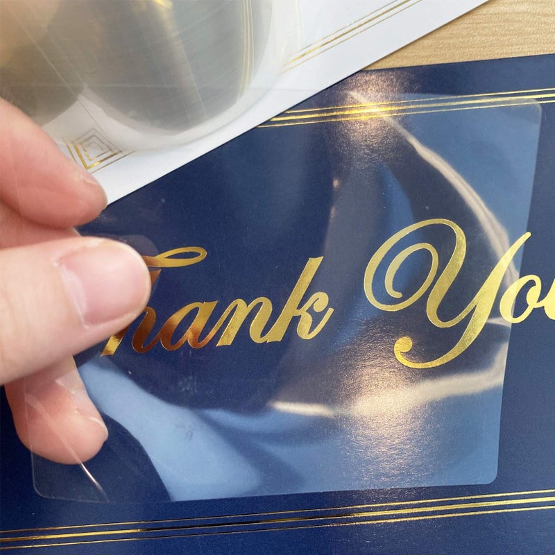 Top label Clear Label Protector,Clear Packing Seal Lable,2.5X3 Inch Transparent Tape Adhesive Stickersï¼Œ500 Pcs - Image 5